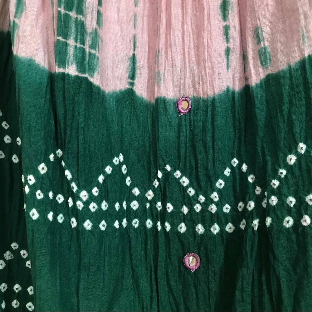 Vintage Indian tie dye skirt size M - Picture 5 of 6